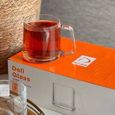 لیوان دسته دار دلی گلس وارداتی TZ401