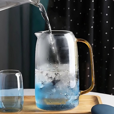 پارچ و لیوان 7 پارچه پیرکس Lueray وارداتی